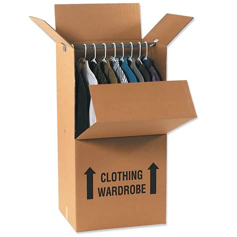 assemblingwardrobe box with metal hanging bar|wardrobe moving box 24x44.